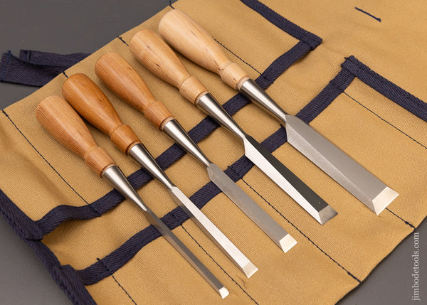 Mint Set of 5 LIE NIELSEN Bench Chisels - 111969