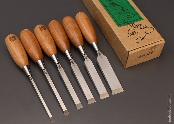 Mint Set of 6 ROB COSMAN IBC Bench Chisels - 111972