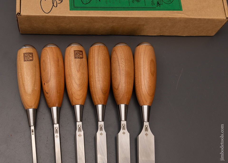 Mint Set of 6 ROB COSMAN IBC Bench Chisels - 111972