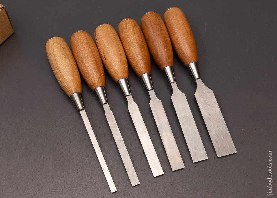 Mint Set of 6 ROB COSMAN IBC Bench Chisels - 111972