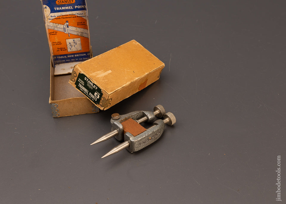 STANLEY No. 4 Trammel Points Mint in Box - 111975