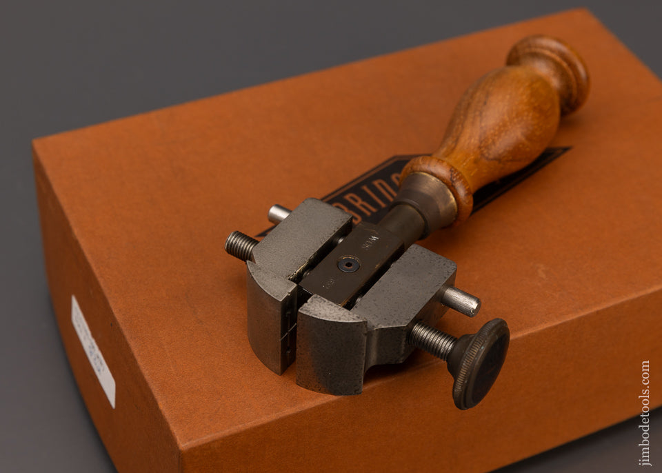 BRIDGE CITY TOOL WORKS CT-5 Rosewood Hand Vise Mint in Box with Much Patina - 111995