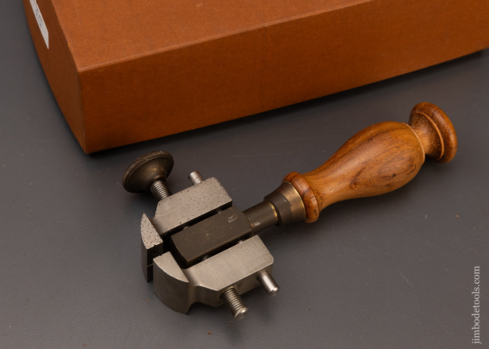 BRIDGE CITY TOOL WORKS CT-5 Rosewood Hand Vise Mint in Box with Much Patina - 111995
