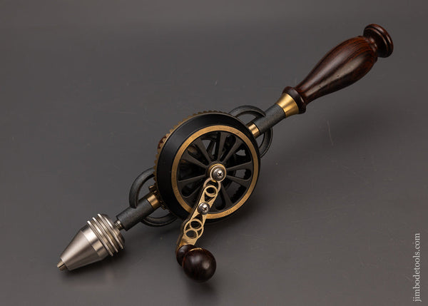 Fantastic Mint BRIDGE CITY TOOL WORKS No. CT-6 Ornate Hand Drill - 112018