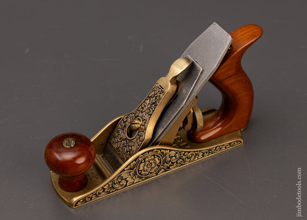 Stunning LIE NIELSEN No. 1 Smooth Plane in Bronze Engraved by MIKHAIL DAVYDOV - 112027