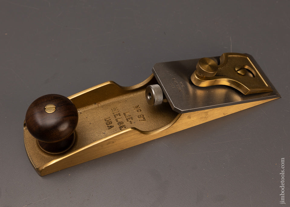 Impossible-To-Find Large Size LIE NIELSEN No. 97 Chisel Plane in Bronze - 112049