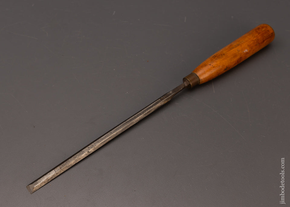 Long, Thin Boxwood Handled Paring Chisel 3/8 Inches Wide SORBY - 112057