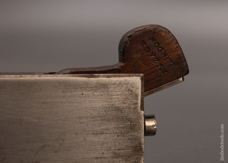 Rare Sized Signed TYZACK LONDON Tiny Shoulder Plane Rosewood Infill - 112080