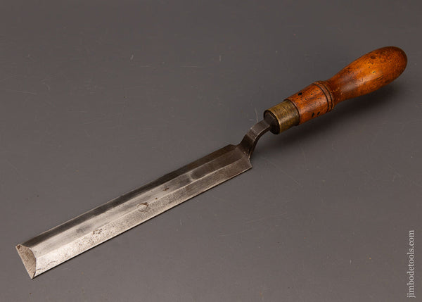 Long Thin Beech Handled Paring Chisel 1 1/4 Inch MARPLES - 112084