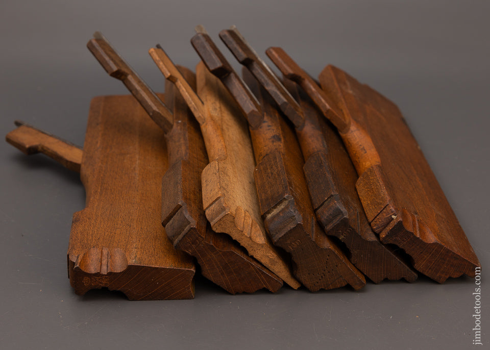 6 Fine Dutch Moulding Planes - 112093
