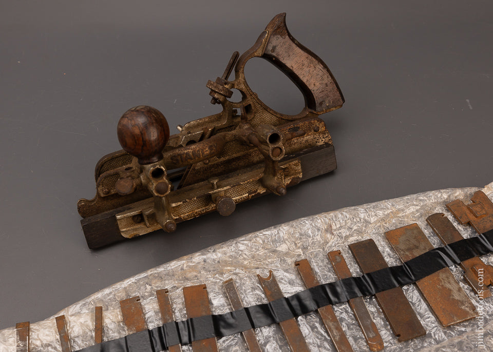 STANLEY No. 45 Combination Plane with 14 Cutters & 2 Stops - 112100