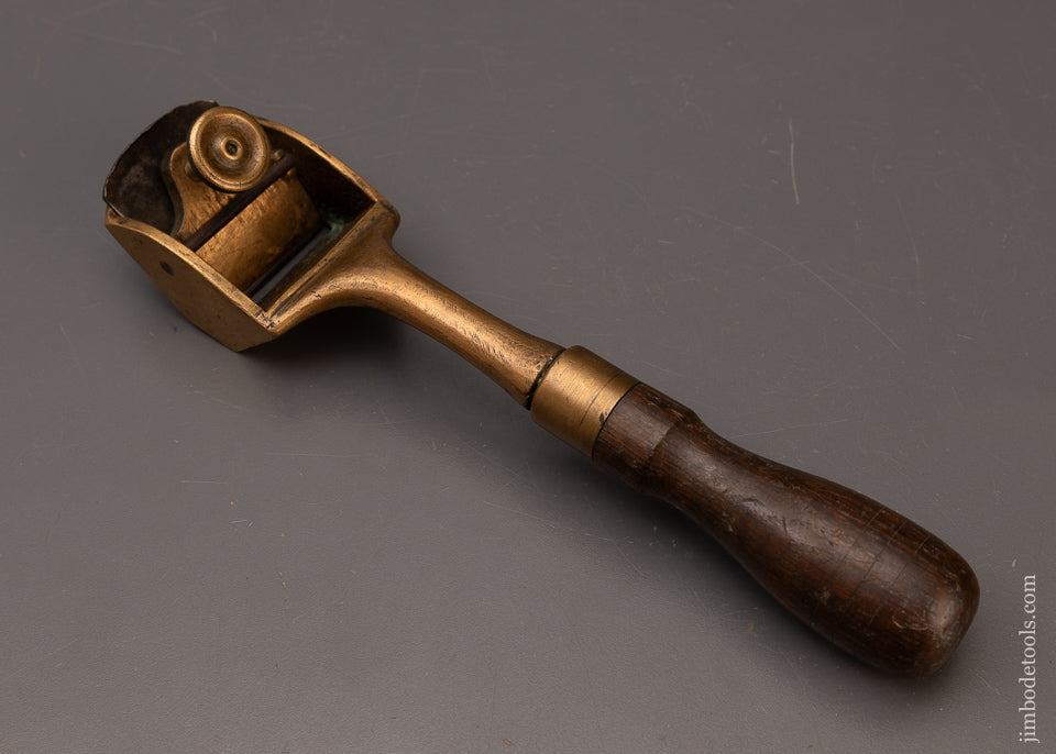 Heavy Brass & Rosewood Pull Shave Chair Maker’s - 112105