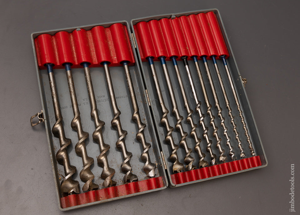 Exceptional Set of IRWIN Auger Bits Made for Craftsman - 112129