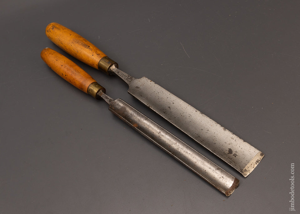 Pair Boxwood Pattern Maker’s Pairing Gouges SORBY - 112145