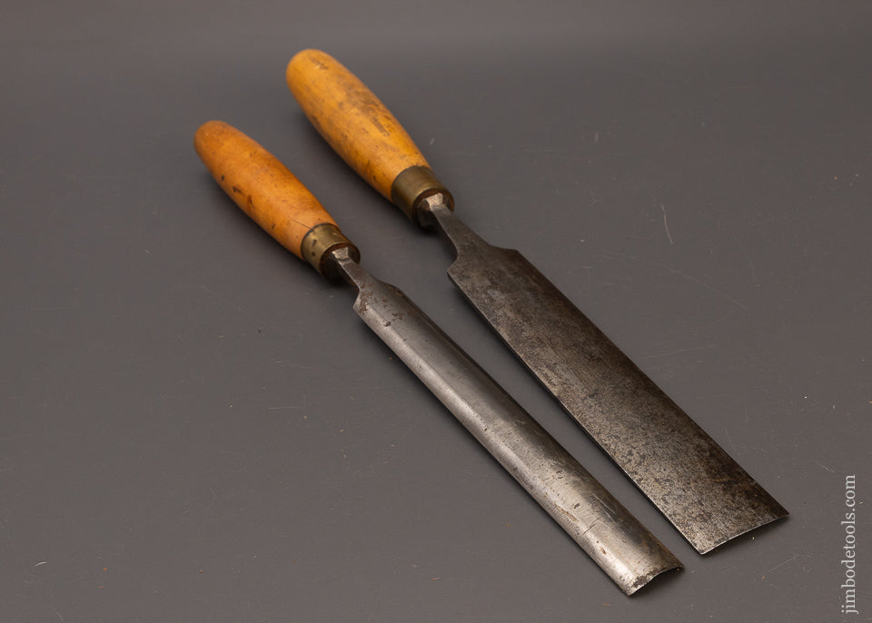Pair Boxwood Pattern Maker’s Pairing Gouges SORBY - 112145 – Jim Bode Tools