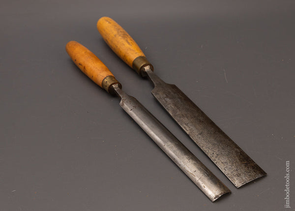 Pair Boxwood Pattern Maker’s Pairing Gouges SORBY - 112145 – Jim Bode Tools