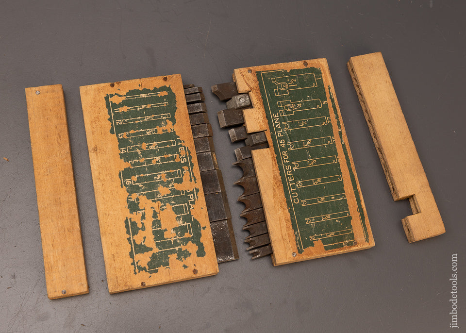 Extra Fine 100% Complete STANLEY No. 45 Combination Plane in Original Box - 112151