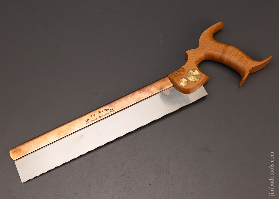 Mint BAD AXE TOOL WORKS Copper Back Stilletto Dovetail Saw - 112153