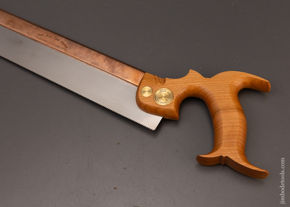 Mint BAD AXE TOOL WORKS Copper Back Stilletto Dovetail Saw - 112153