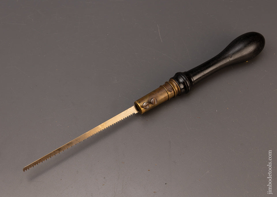 Pretty Ebony English Pad Saw - 112161 – Jim Bode Tools