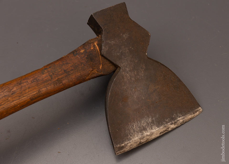 Early EVANSVILLE TOOL WORKS Single Bevel Side Axe - 112186