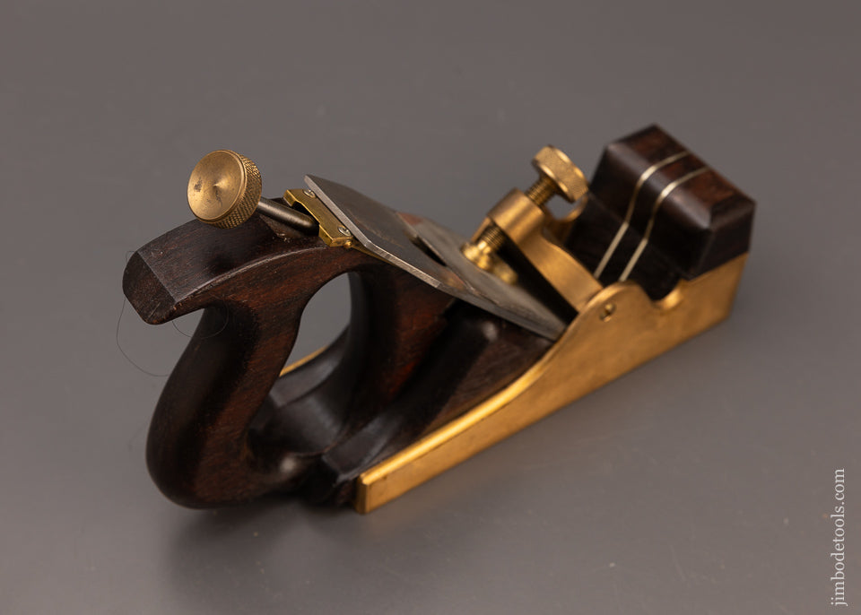 Sweet Adjustable Gunmetal Rosewood Infill Smooth Plane - 112197