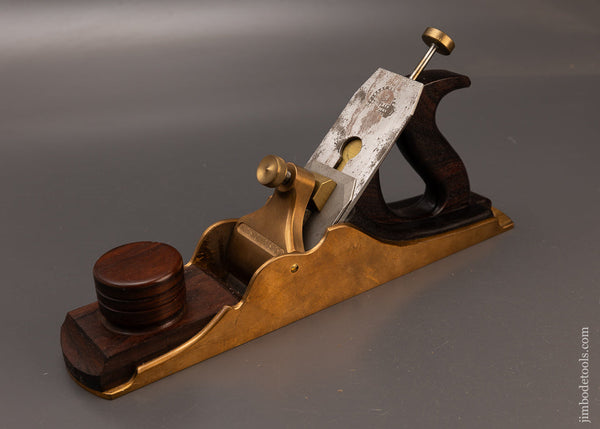 Heavy BRISTOL Design Gunmetal English Infill Bench Plane - 112198