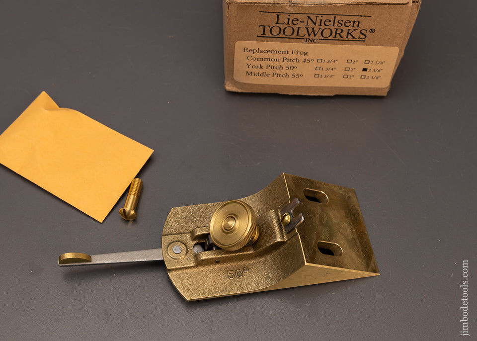 Mint in Box LIE NIELSEN 2 3/8 Inch York Pitch 50° Frog - 112222