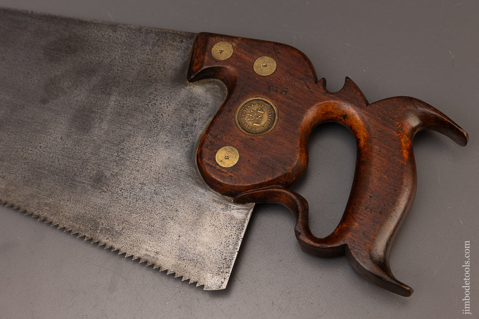 Gorgeous RICHARD GROVES & SONS Early English Hand Saw Restored & Tuned by Michael Merlo - 112229