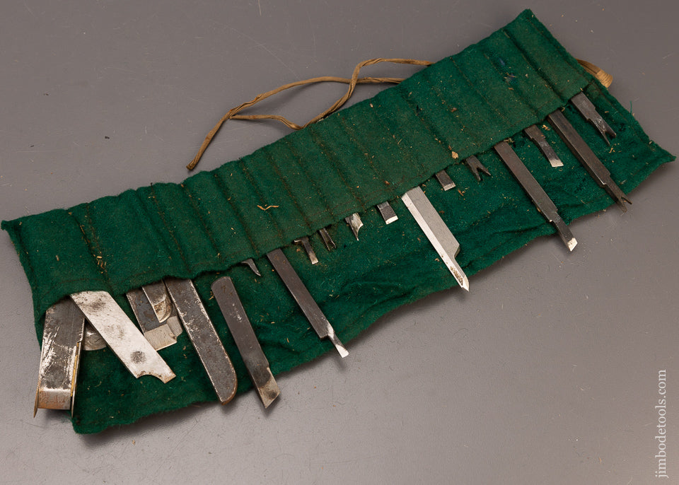 Rare & Fine HOWKINS PATENT PLOW PLANE w/ Cutters, Instructions, Fences & Original Box - 112236