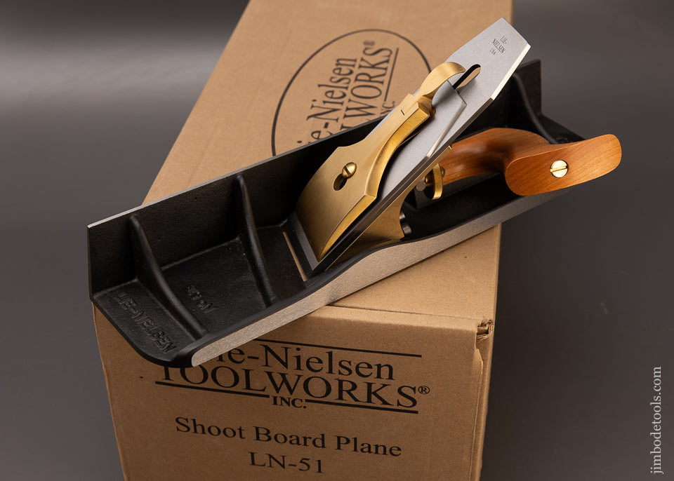 LIE NIELSEN No. 51 Chute Board Shoot Board Plane Mint in Box Unused - 112243