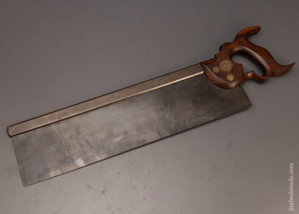 Early GROVES & SONS 18 Inch Split Screw Tenon Saw Tuned by Michael Merlo - 112244