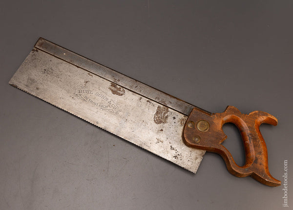 Fine BUHL & SONS 14 Inch Back Saw Tuned by Michael Merlo - 112249