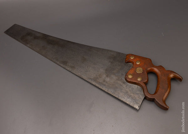 Fine & Early DISSTON D-8 Hand Saw - Tuned by Michael Merlo - 112253