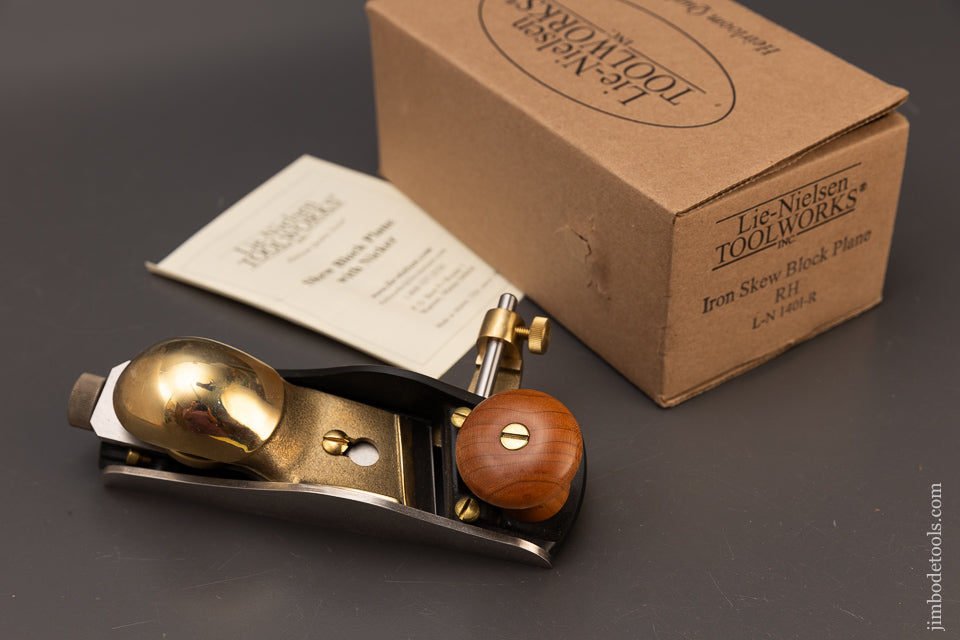 LIE NIELSEN No. 140 Skew Block Plane Mint in Box - 112260