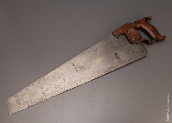 DISSTON No. 7 Hand Saw Tuned & Restored by Michael Merlo - 112252