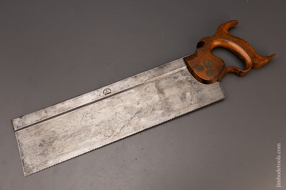 Stunning Early SPEAR & JACKSON 16 Inch Back Saw Tuned by Michael Merlo - 112268