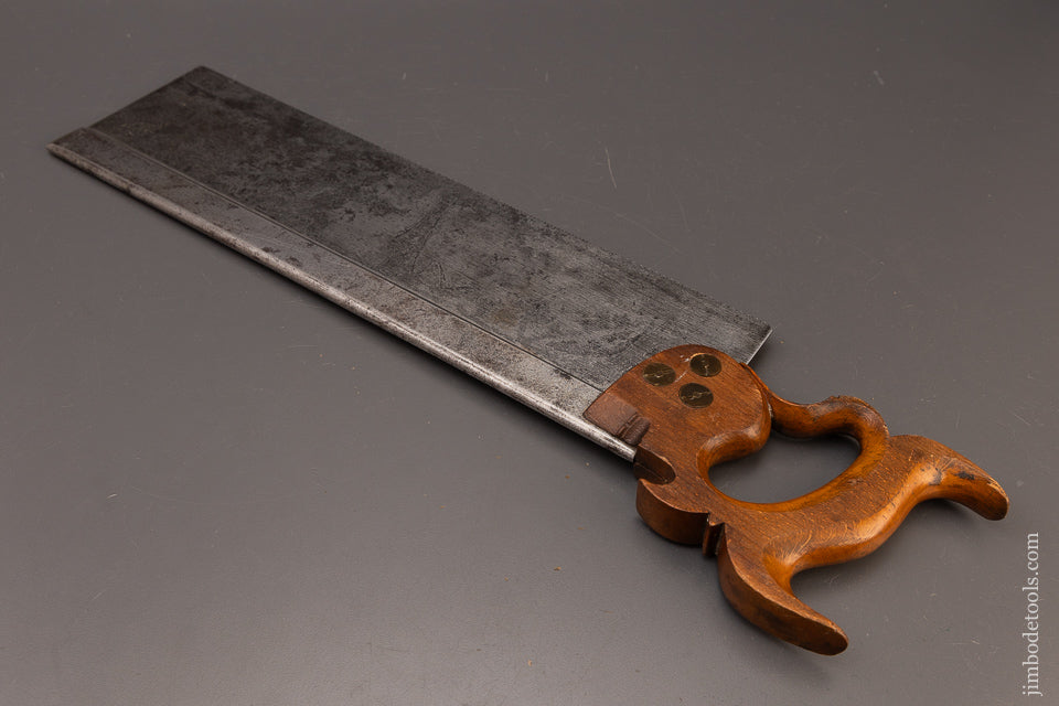 Stunning Early SPEAR & JACKSON 16 Inch Back Saw Tuned by Michael Merlo - 112268