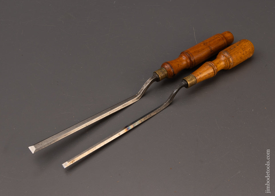 1/4 & 7/16 Inch BUCK BROS. Crank Neck Paring Chisels - 112287