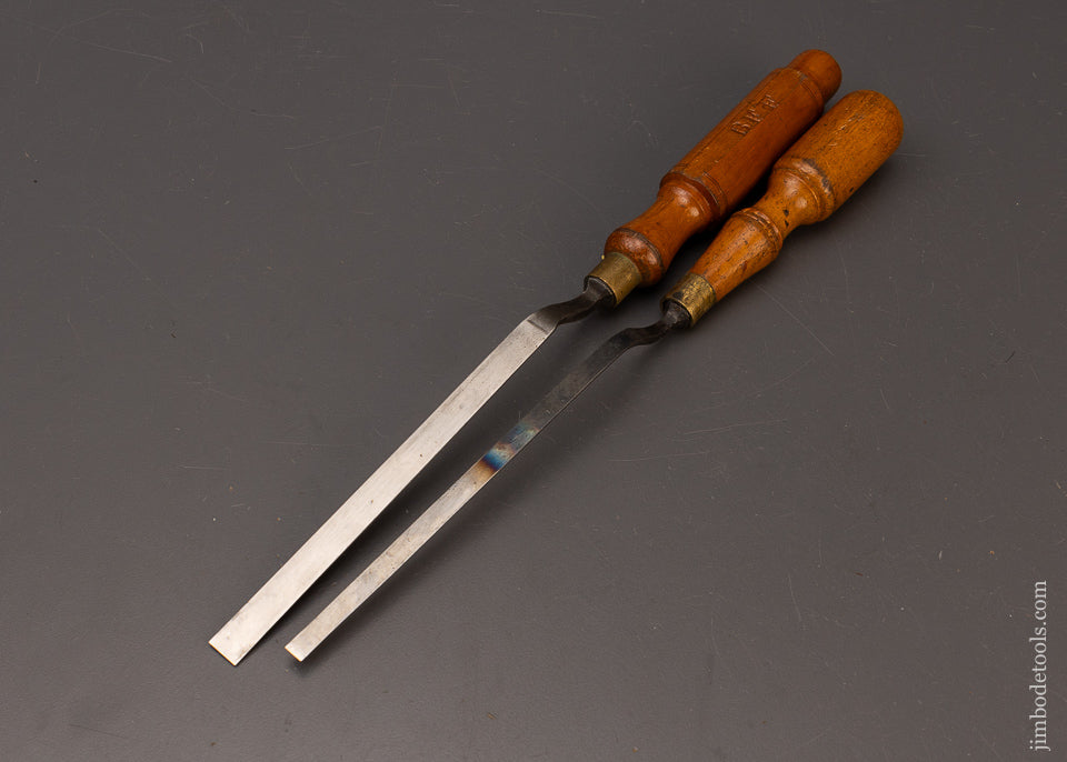 1/4 & 7/16 Inch BUCK BROS. Crank Neck Paring Chisels - 112287