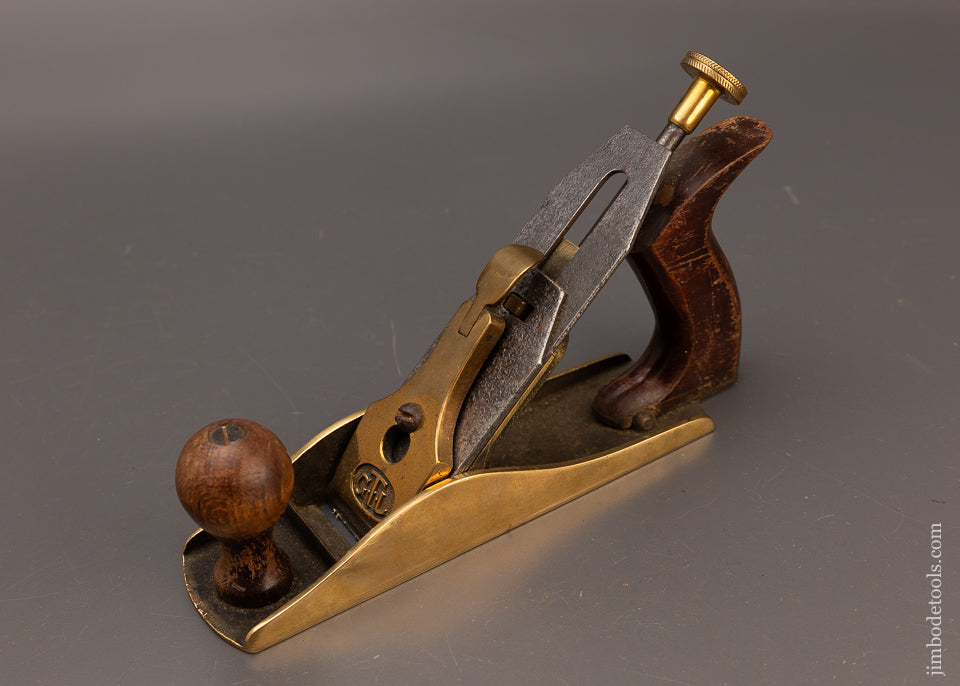 Solid Brass Adjustable Smooth Plane by GTL - 112317