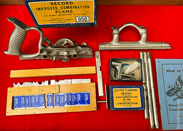 RECORD No. 050 Combination Plane 100% COMPLETE Near Mint in Box - 112893