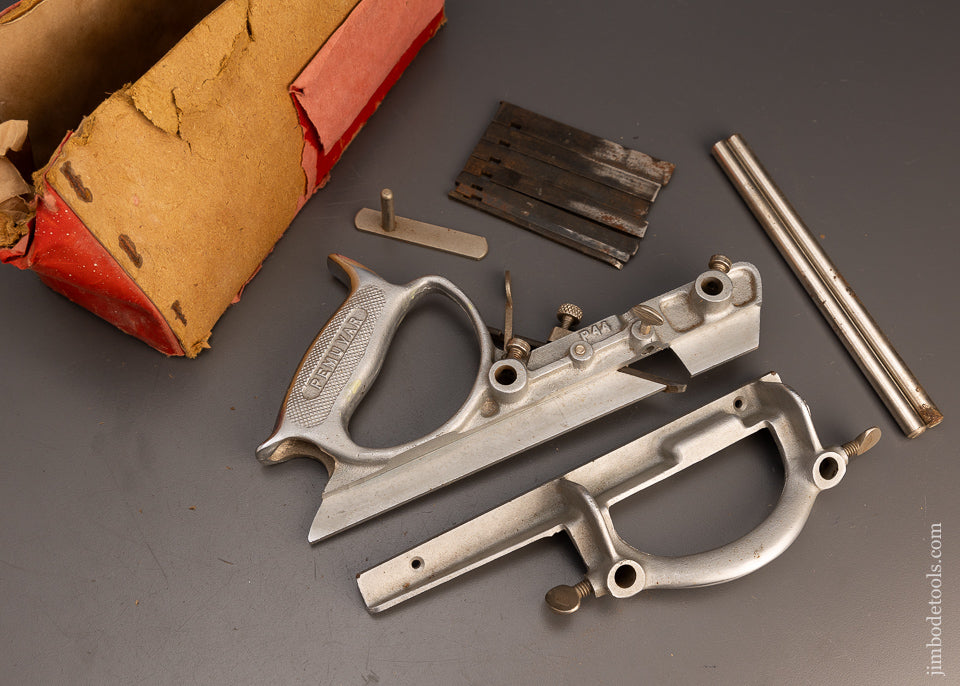 PEMUVAR P44 Plow Plane Complete with all 8 Cutters, Fence & Stop - 112338