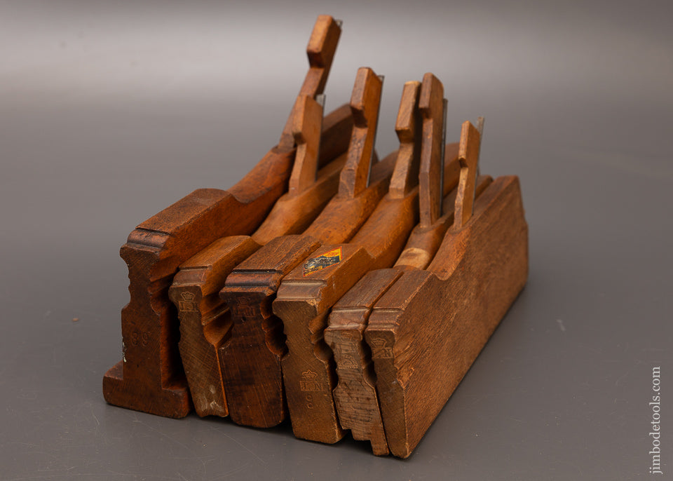 5 Fine Dutch Moulding Planes - 112340