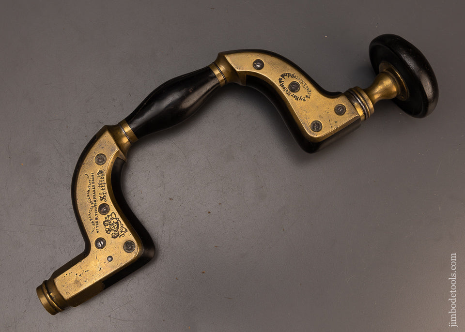 WILLIAM MARLPES Ebony Ultimatum Bit Brace - 112345