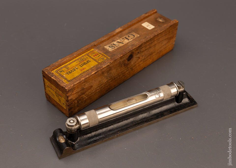 Fine RABONE 12 Inch Fancy Iron Level - 112372