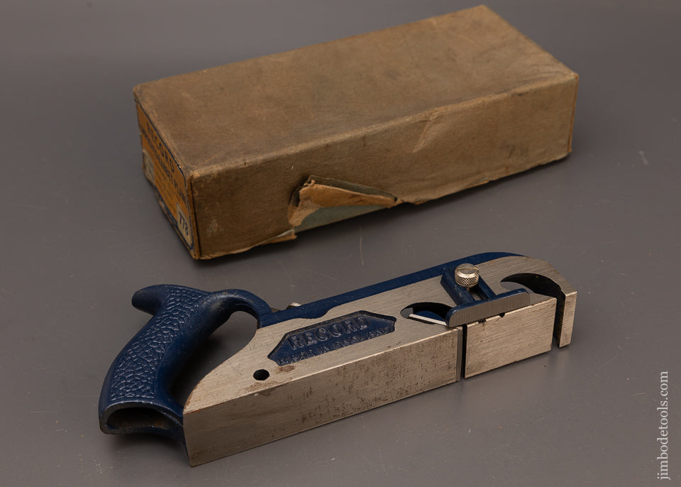 RECORD No. 778 Rabbet Plane Mint in Box - 112391