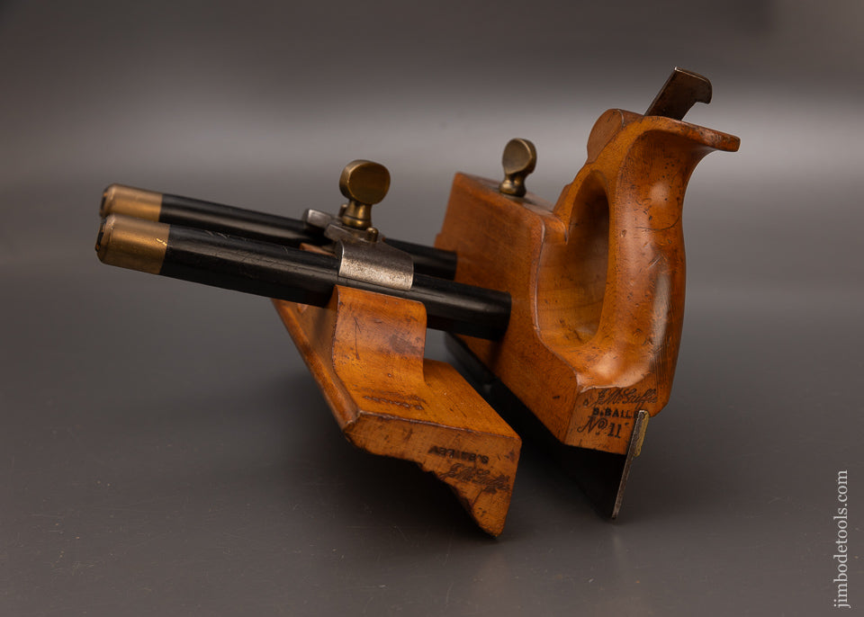 Crisp & Fine MATHIESON No. 11 Bridle Plow Plane with Ebony Arms - 112442