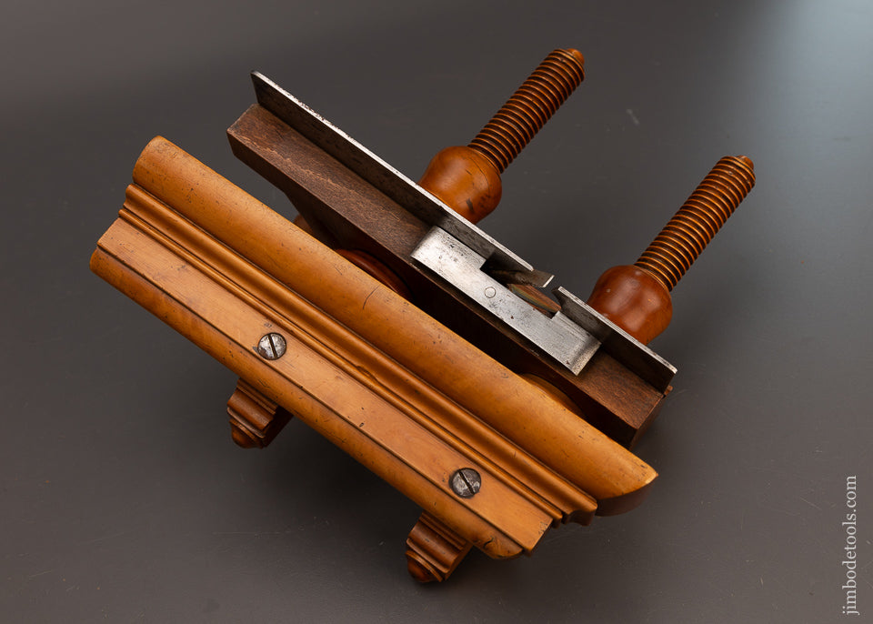 Near Mint Beech & Boxwood Screw Arm Plow Plane by Jno COCKBAIN - 112443