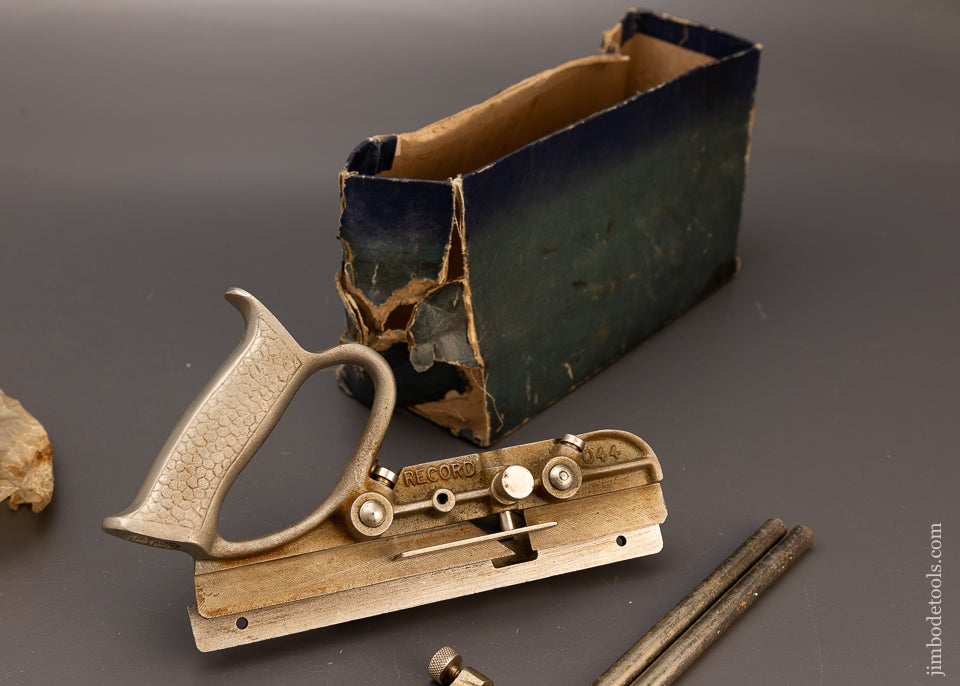 100% Complete RECORD No. 044 Plough Plane in Original Box - 112460
